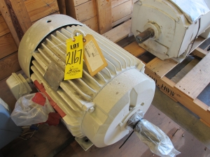 MOTOR, ELECTRIC TYPE, 50 HORSEPOWER, 460 ELEC RATING, 1800 RPM, 326T FRAME, TEFC-XT ENCLOSURE, CONTINUOUS DUTY, 1.0 SERVICE FACTOR, 2-1/8" DIA SHAFT. PART # 23YF281034 (W-44) LOADING & HANDLING FEE $15-